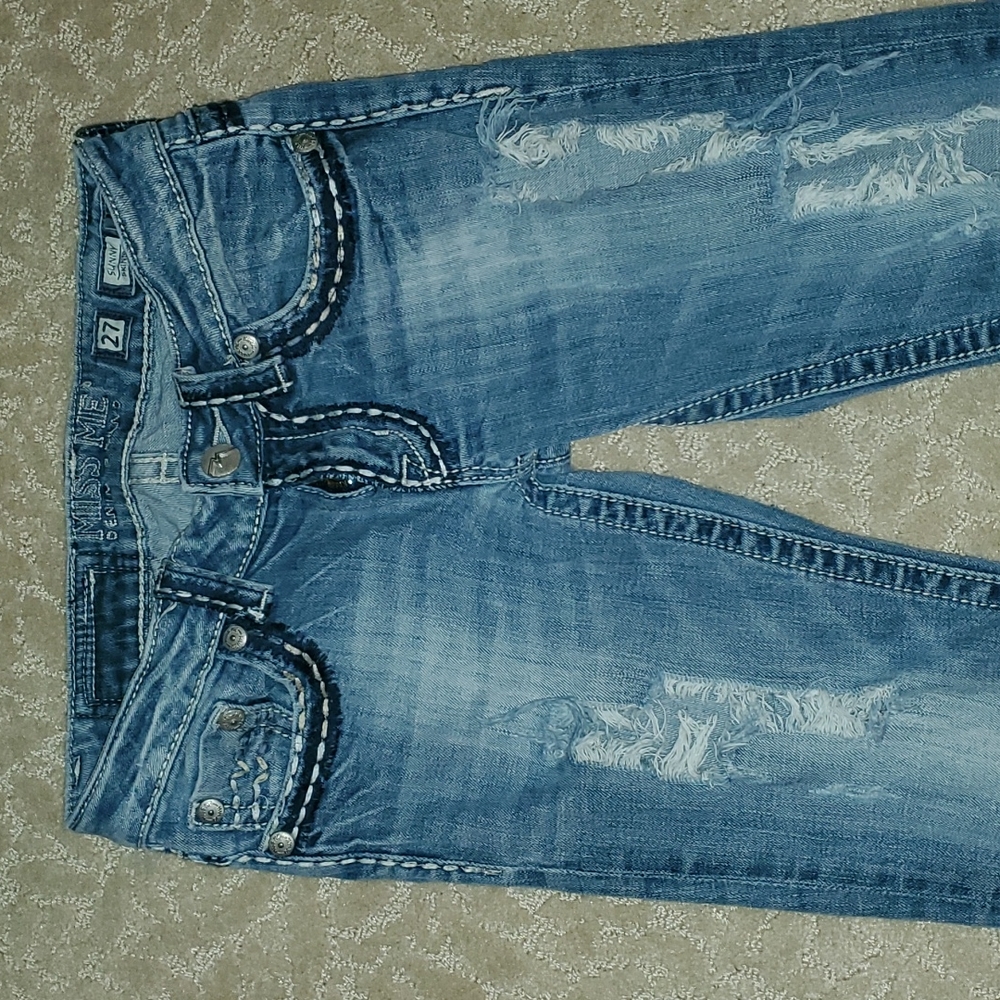 Miss Me jeans size 27 sunny skinny